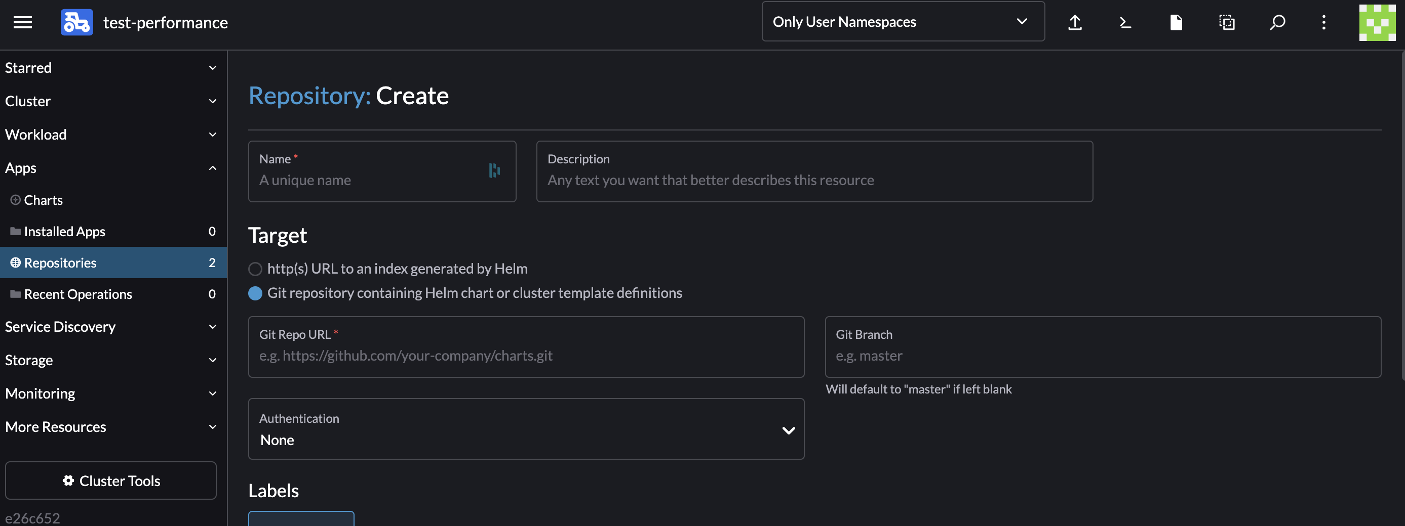 Adding a Helm chart repository